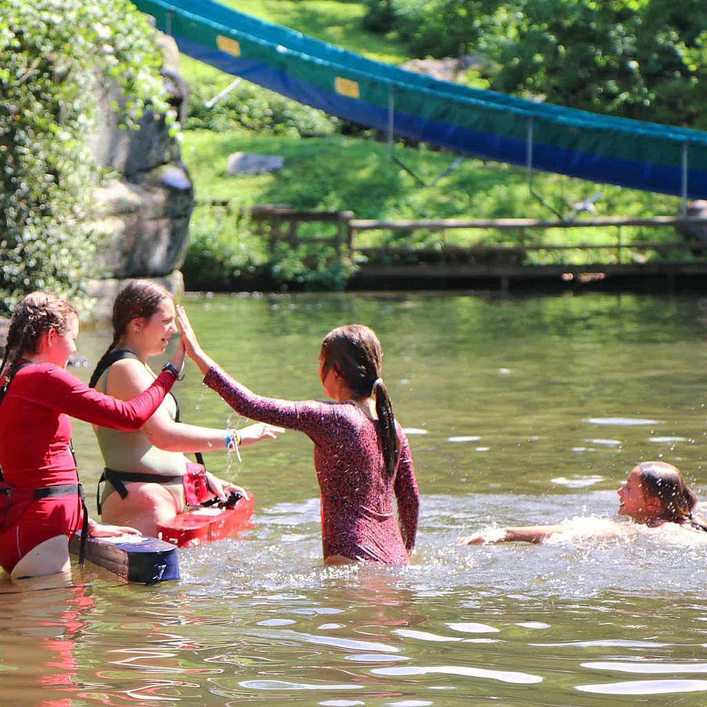 summer camp swimming guards