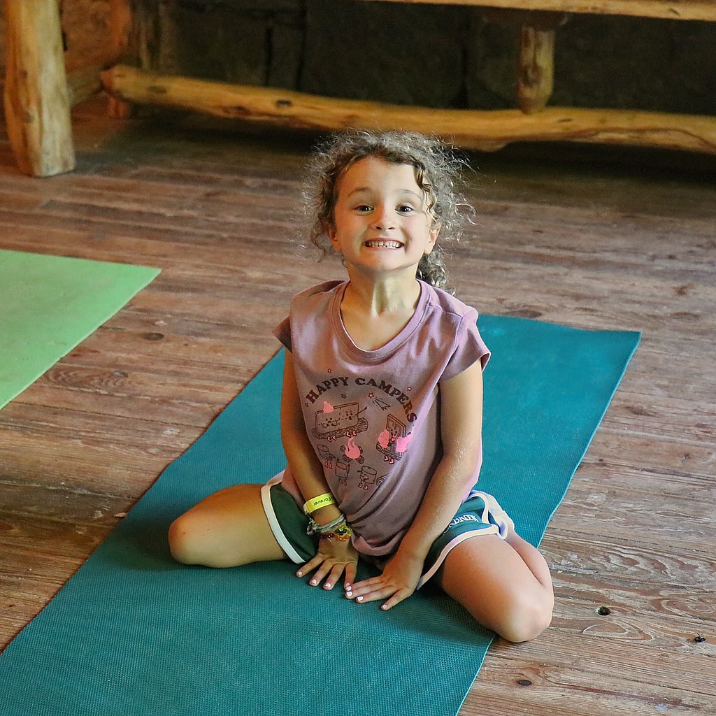 junior yoga camp girl