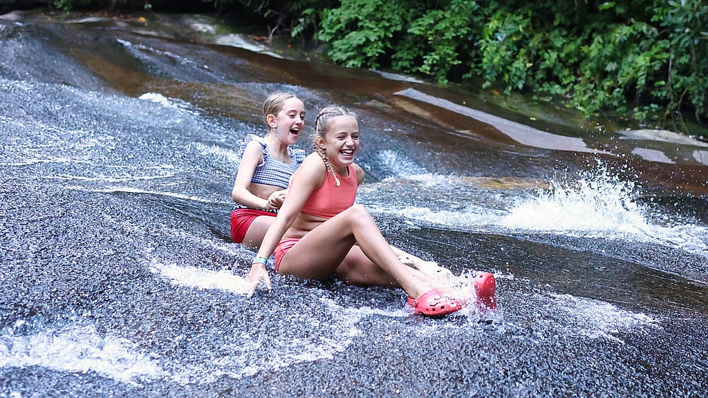 NC sliding rock camp kids