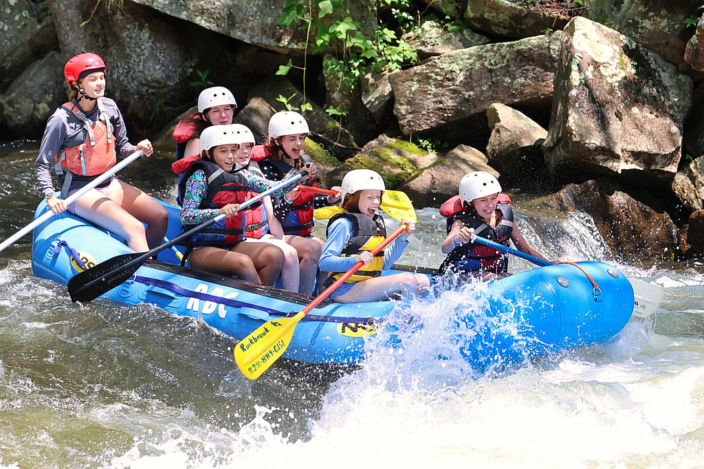 summer camp girls in rapid