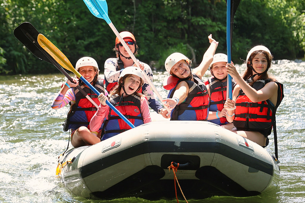 camp rafting team