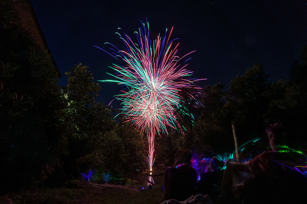 summer camp 4th fireworks