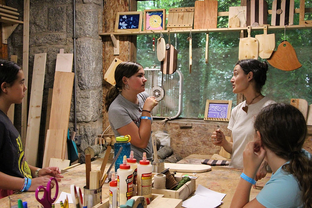 summer camp woodshop