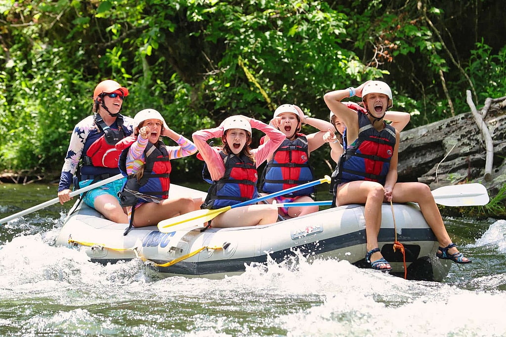 whitewater summer camp girls