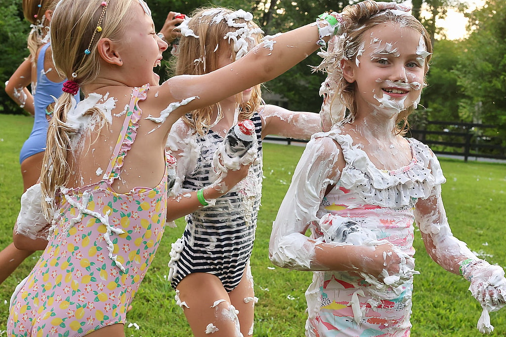 camp shaving cream fight