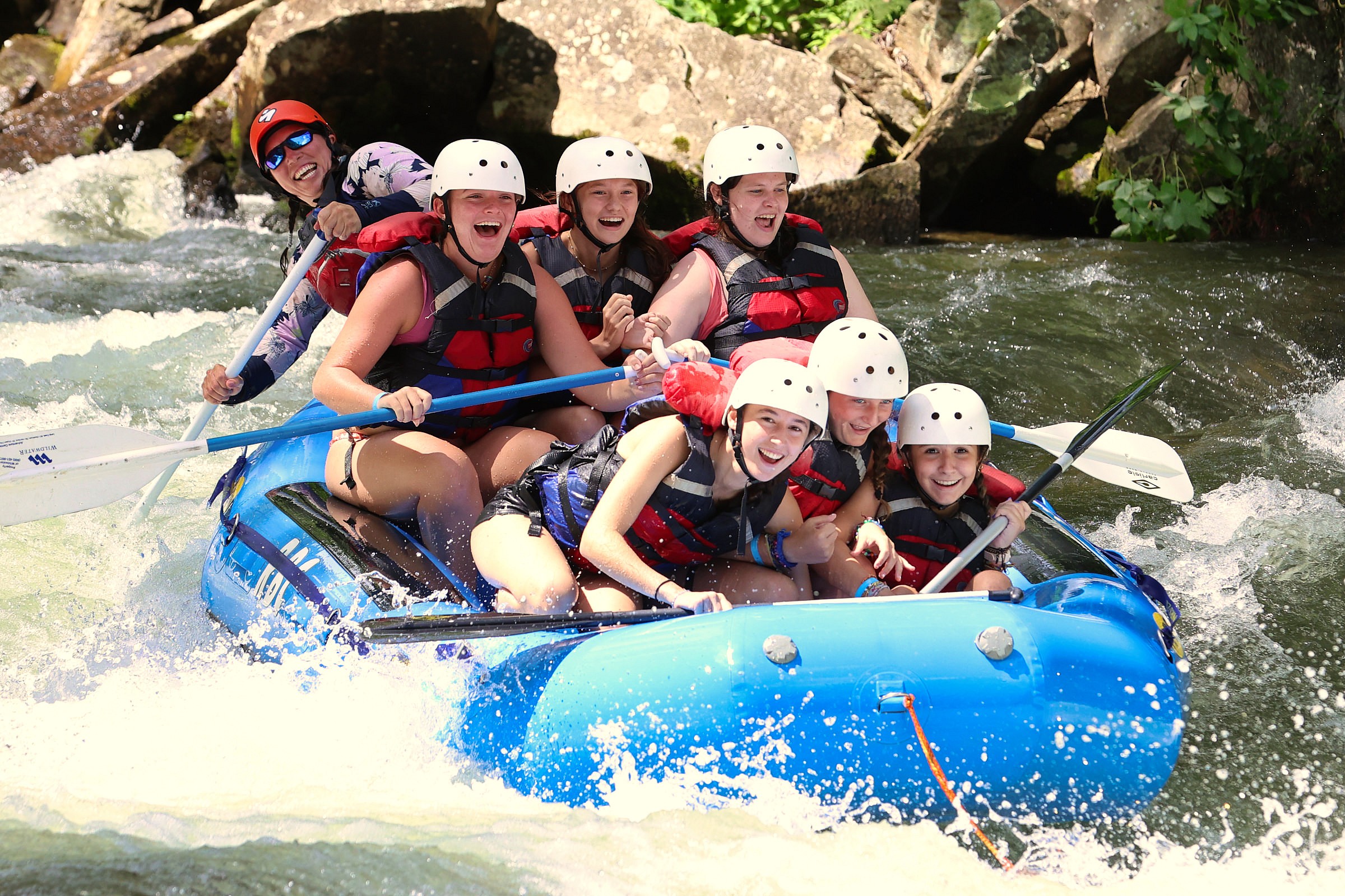 wild whitewater rafting trip