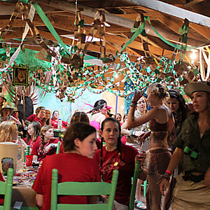 Safari Camp Banquet Scene