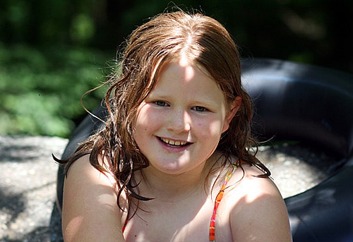 Smiling Child at camp