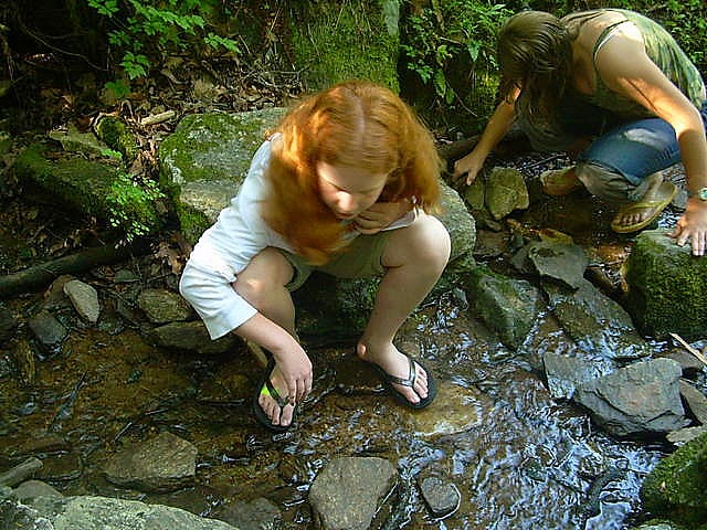 Nature outdoor play for kids