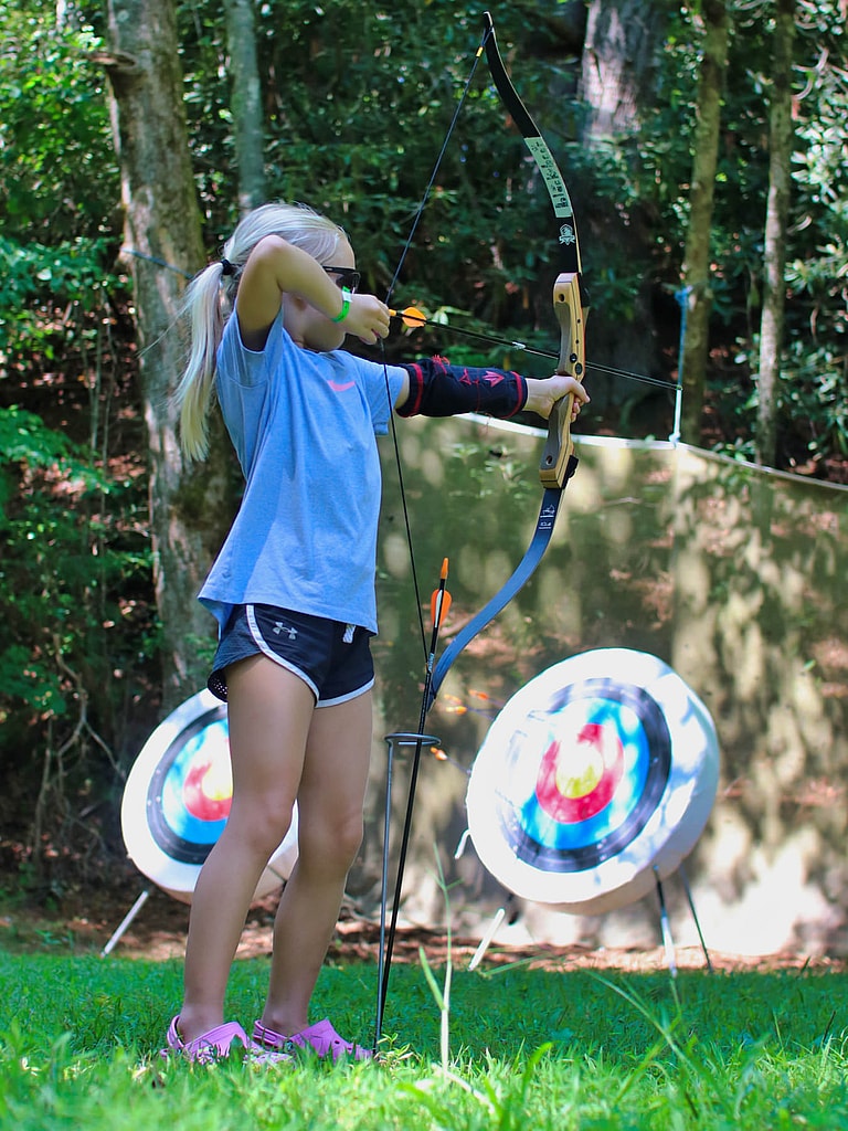 camp kid archery pull