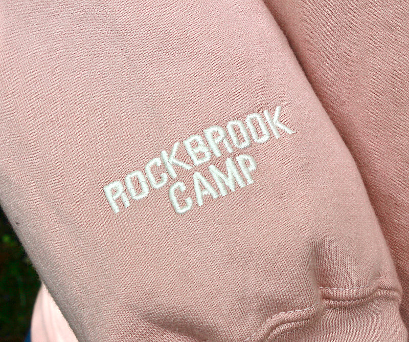 light pink sweatshirt rbc cuff