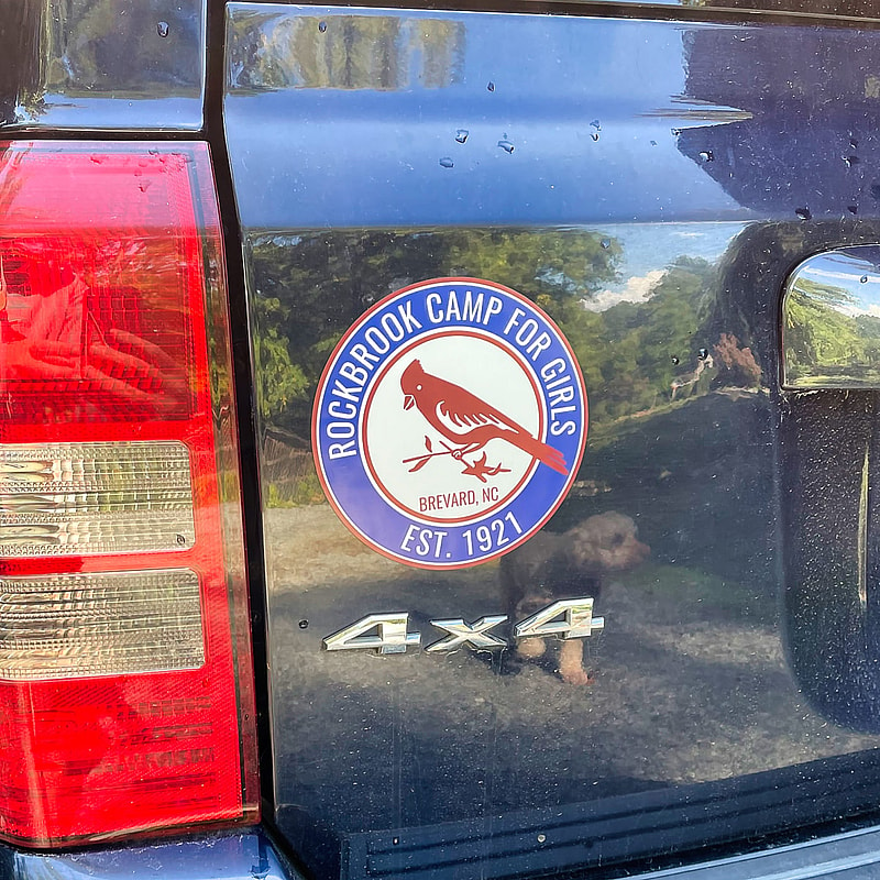 summer camp car magnet