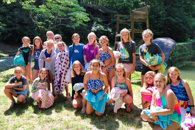 Limbo at the Lake Luau | Rockbrook Summer Camp for Girls