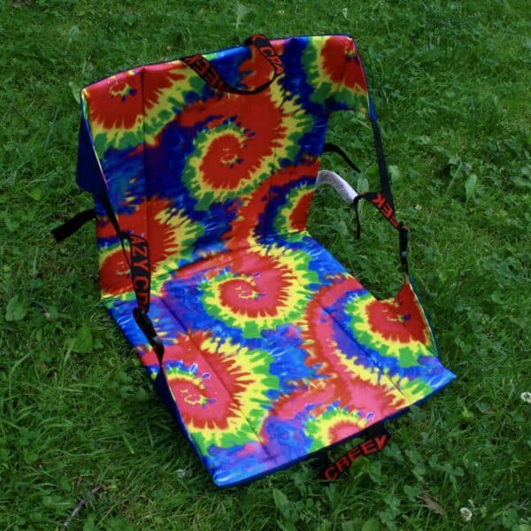 crazy creek tie-dye seat