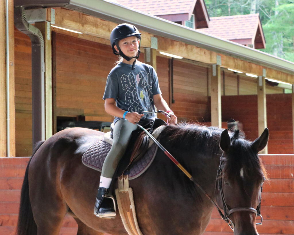 summer camp horseback riding