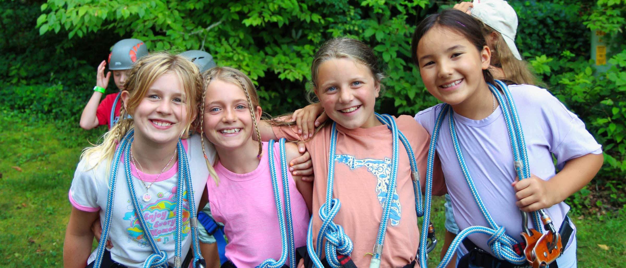 summer camp zipline crew