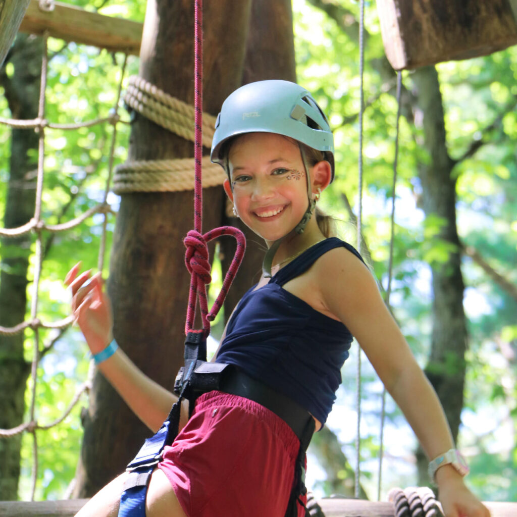 climbing success camp girl