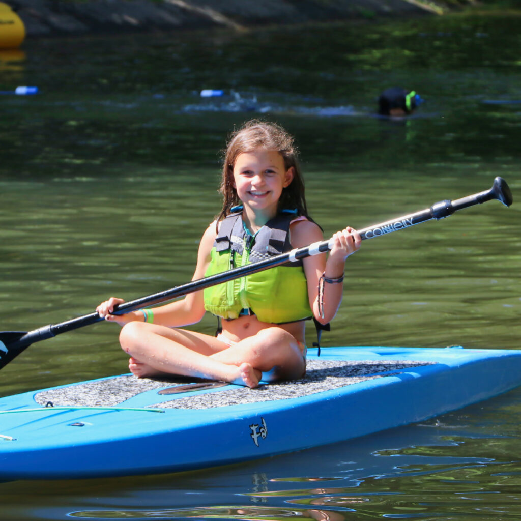paddle board camp kid