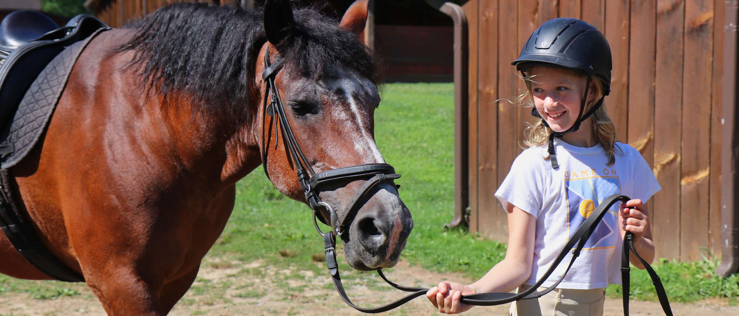 young summer camp equestriene