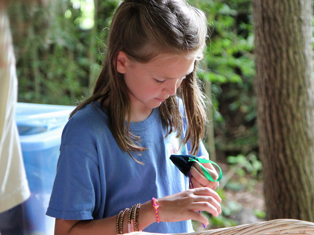 summer camp sewing kid