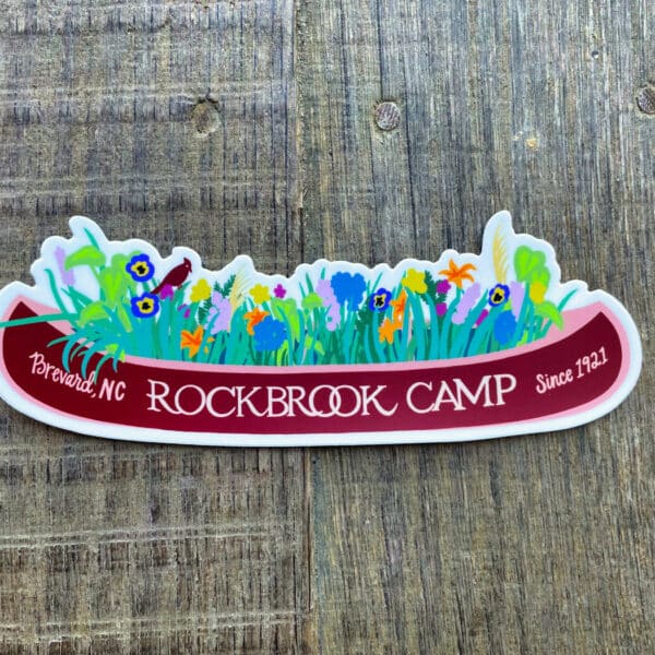 rockbrook canoe sticker