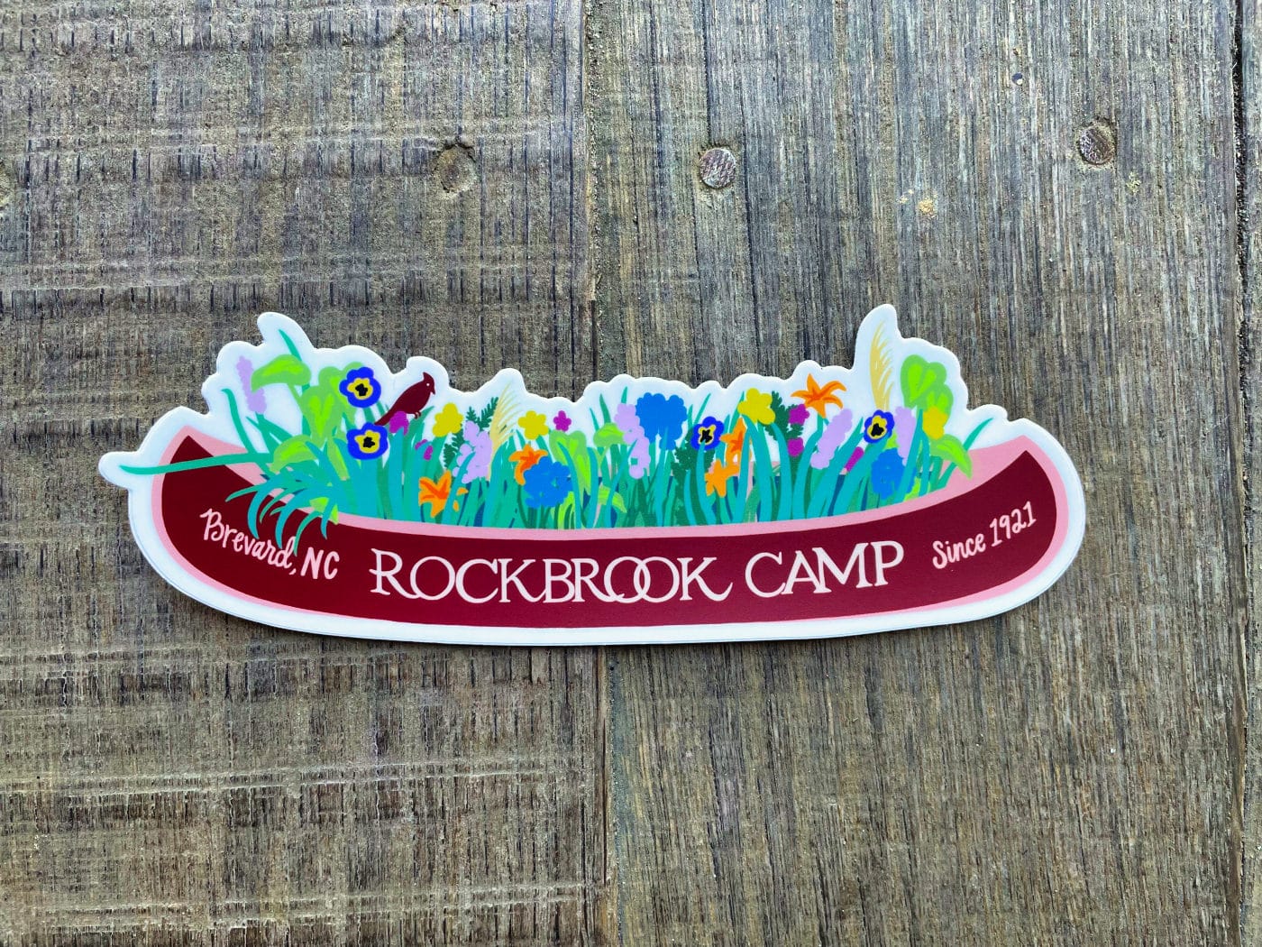 rockbrook canoe sticker