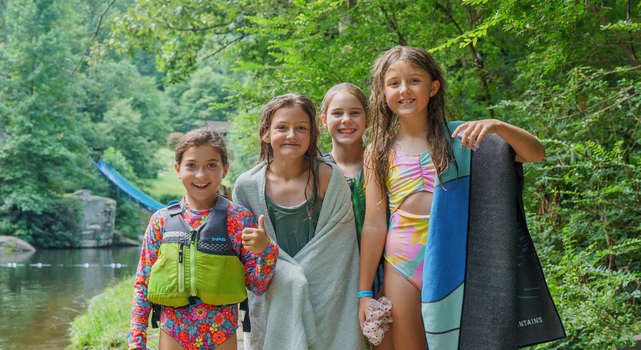 Rockbrook camp lake friends